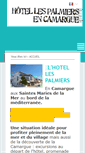 Mobile Screenshot of hotel-palmiers.fr